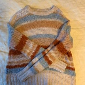 American Eagle Striped Ski Sweater